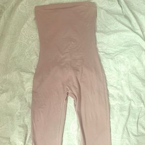 Charlotte Russe strapless one piece romper